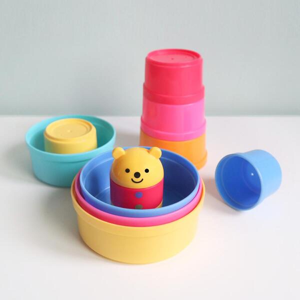 [콤비]컵온컵스 곰돌이 아기 컵쌓기  블록 놀이 장난감